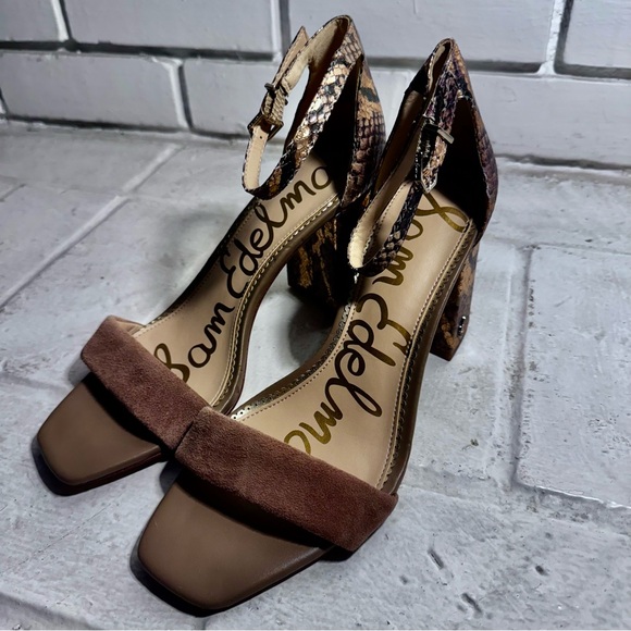 Sam Edelman Daniella Block Heel Dress Sandals Sz 8.5 NWOB - Picture 4 of 11